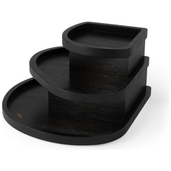 Umbra Cove 3-Tier Jewelry &amp; Accessory Storage Box Black