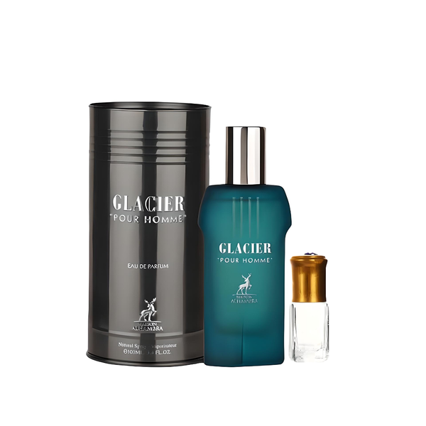 Maison Alhambra - Glacier Pour Homme Eau de Parfum - 100ml + Perfume Oil