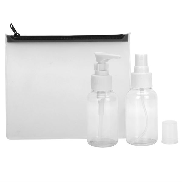 Refillable Travel Spray Bottle with Storage Bag