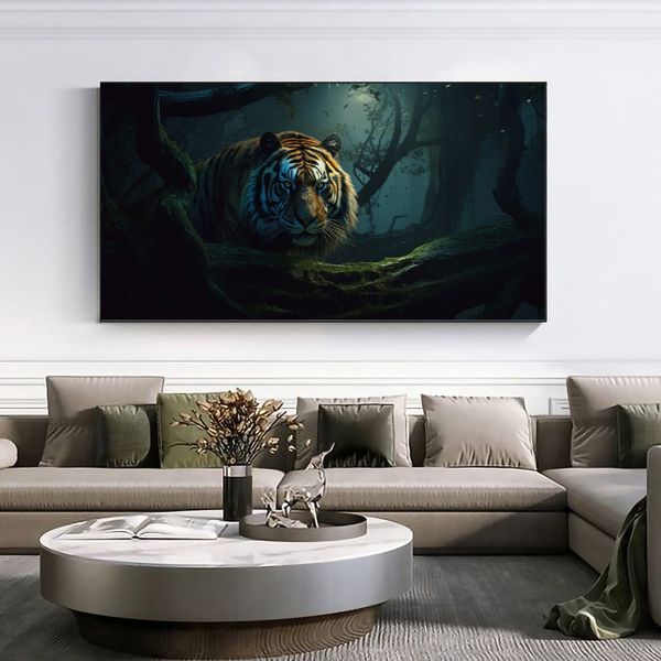 Canvas Wall Decor - Tigers Nightwatch - 0275