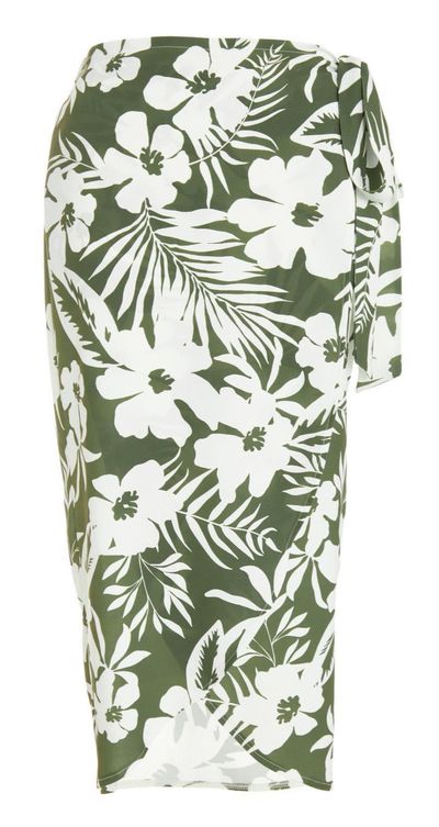 Quiz Ladies - Khaki Floral Split Maxi Skirt | Shop Today. Get it ...