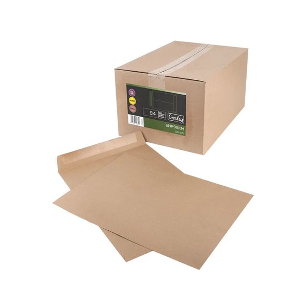 Croxley kingstone no window envelopes self seal manilla B4- box 250