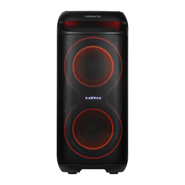 VolkanoX VXP200 Dual 6.5" Bluetooth Party Speaker - Black