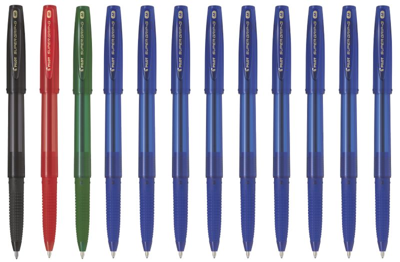 Pilot Back-to-School Stationery Tin BPS-GG Medium Boat - 12 Pens