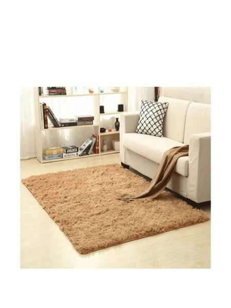 Soft Shaggy Fluffy Rug - Brown