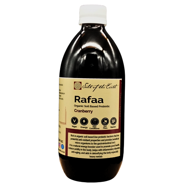 Salt of the Earth - Rafaa Organic Soil Based Probiotic - Cranberry - 500ml