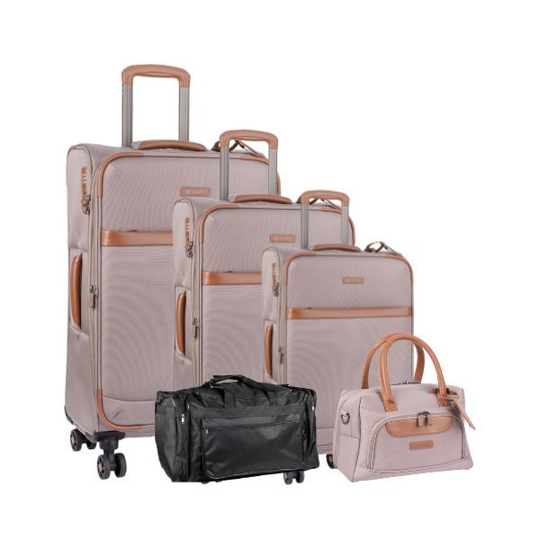 Cellini New Monte Carlo Soft 4 Piece Luggage Set + Free Fold Up Duffle