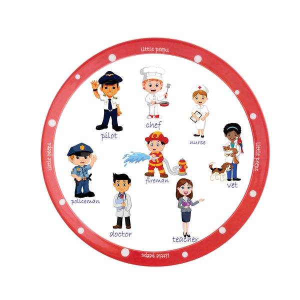 Home Classix Melamine "Little Peeps" Plate 20cm