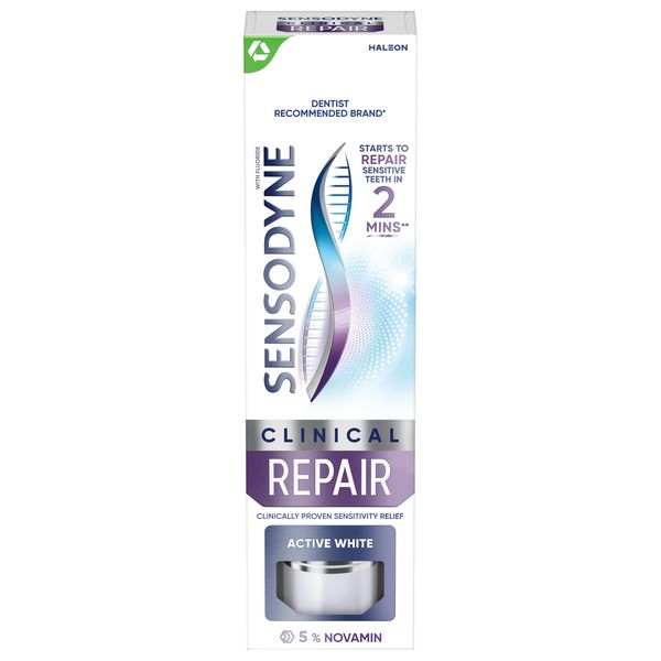 Sensodyne Clinical Repair Active White Sensitive Toothpaste 75ml