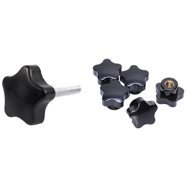 M8 X 40Mm Screw Star Head Wing Screw Clamp Knob Handle