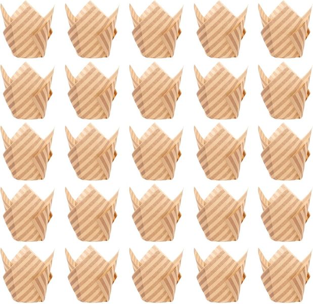 100Piece Flower Shaped Cupcake Liners Muffin Paper Cups High Temperature