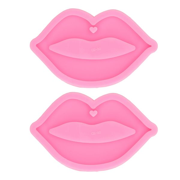 Lip Shape Fondant Mold - 2 Pieces