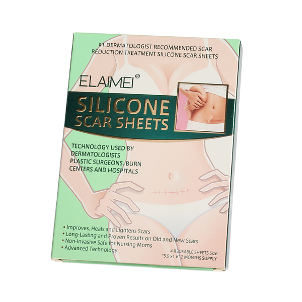 Silicone Scar Strips Scar Removal Sheets- Removal Gel Strip-4 Sheets