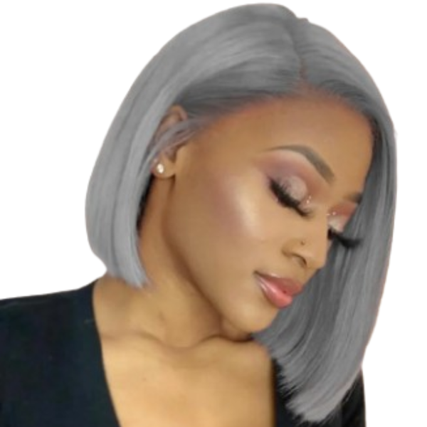 Full Frontal Brazilian Grey Hair Wig