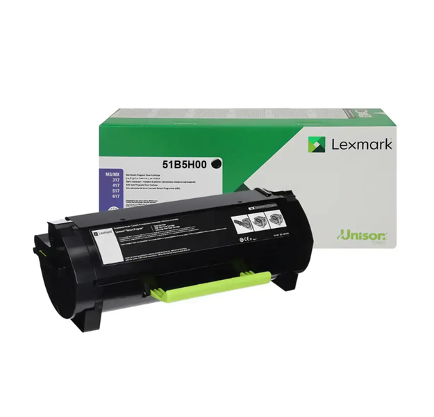 Lexmark 51B5H00 Black Toner Cartridge 8,500 Pages Original Single-pack