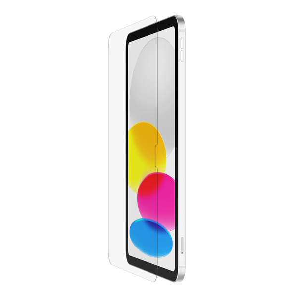 BELKIN SCREENFORCE - Tempered Glass Screen Protector for Apple iPad 10.9" 10th Generation - Compatible with Apple iPad Pencil - Clear - 2 Year