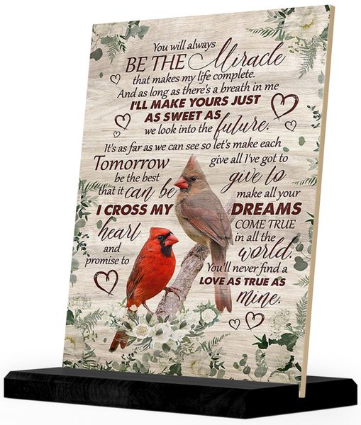 Be The Miracle Husband Wife Anniversary Gift Ceramic Tile