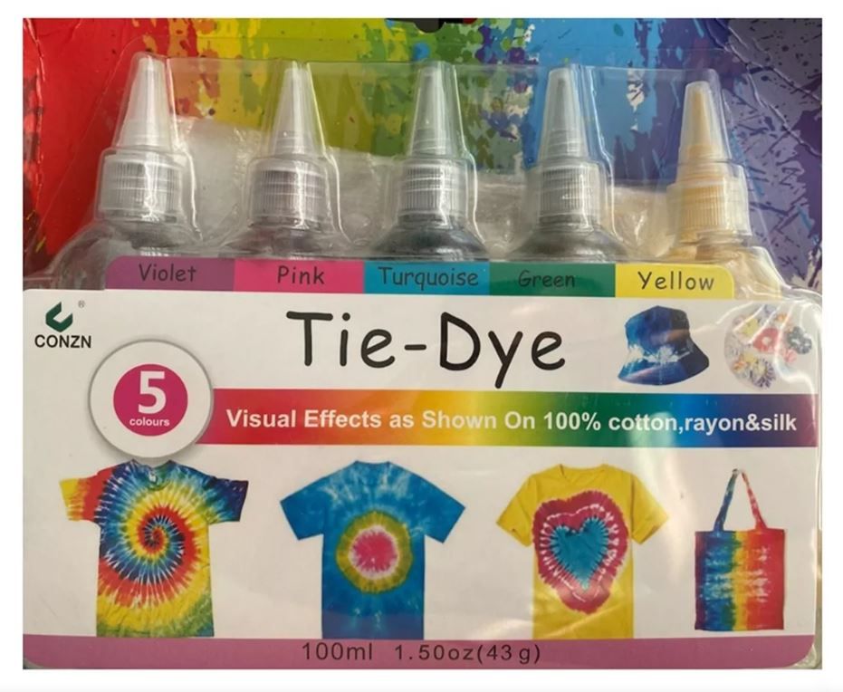 Fabric Clothing Tie Dye Kit 5 Colors Shop Today. Get it Tomorrow!
