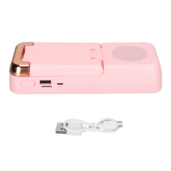 Phone Stand Bluetooth Speaker Prevent Slip HD Stereo Cellphone Holder Pink