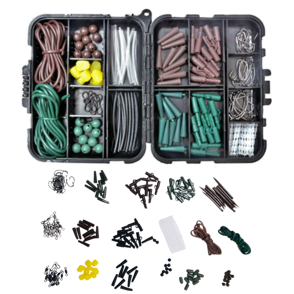 Arfast - 173 Piece Carp Specimen Fishing Tackle Kit Box