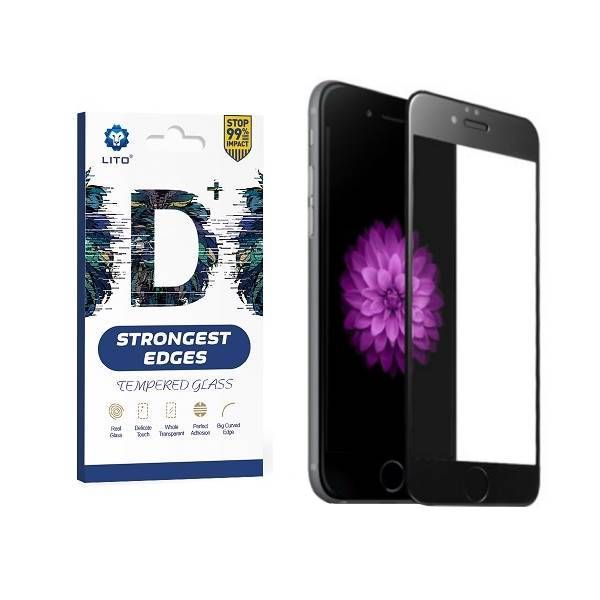 LITO iPhone 6 Plus D+ Full Coverage Tempered Glass - Black