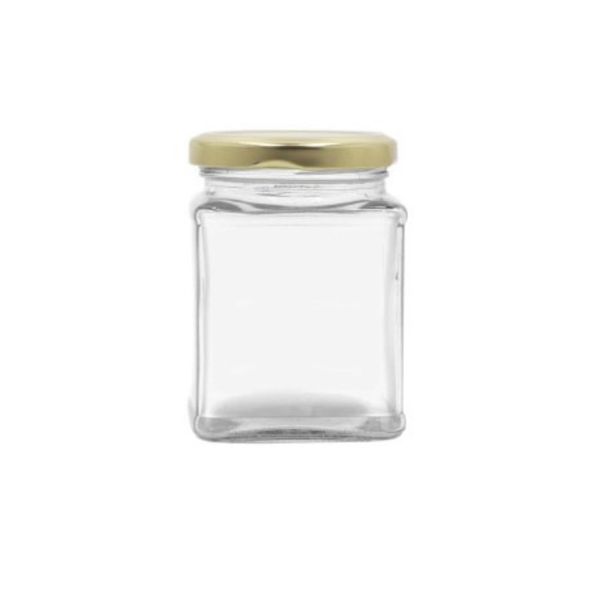 Honey Jar Square 250ml - 6Pack