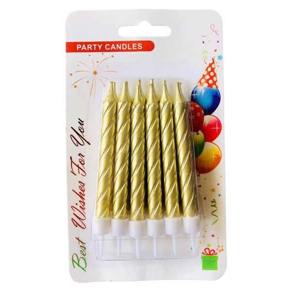 Metallica Cake Candles- 12 Piece