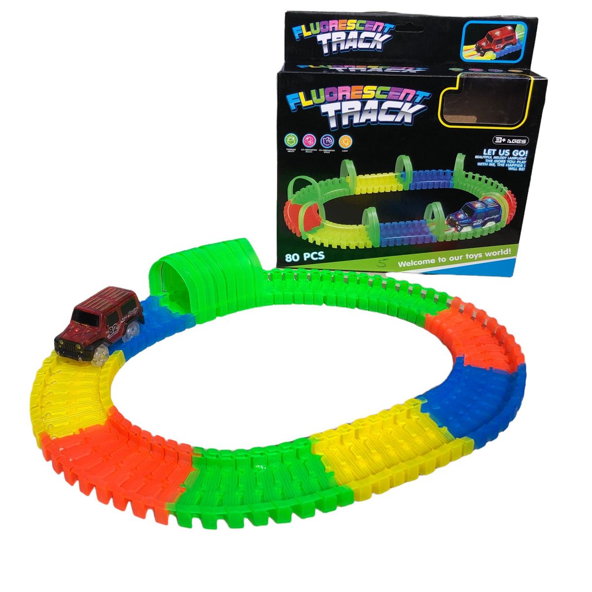 DIY Railcar & Track Slot Car Kit Toys for Kids Buy Online in South