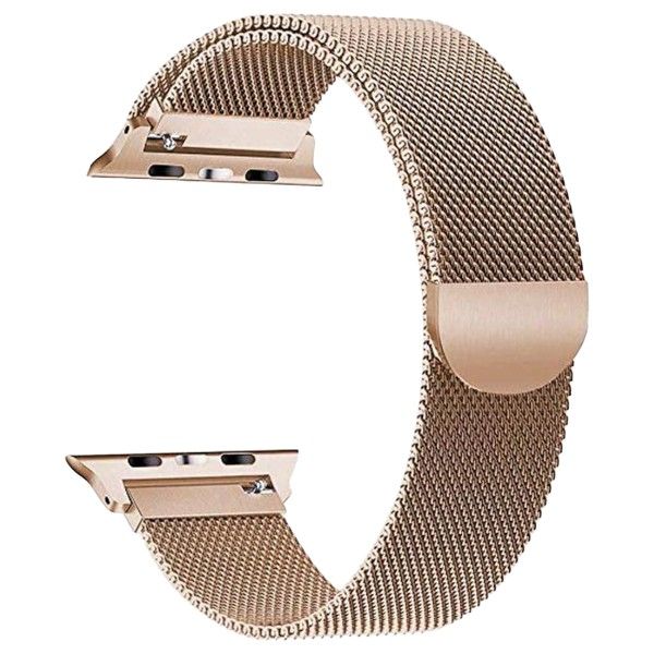 Milanese Apple Watch Strap With Magnetic Clasp - Rose Gold