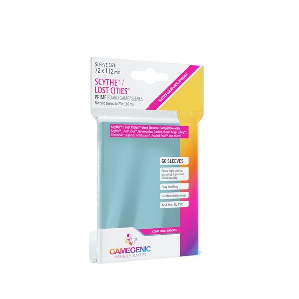 GameGenic - Prime Board Game Sleeves: 72mm x 112mm - Scythe