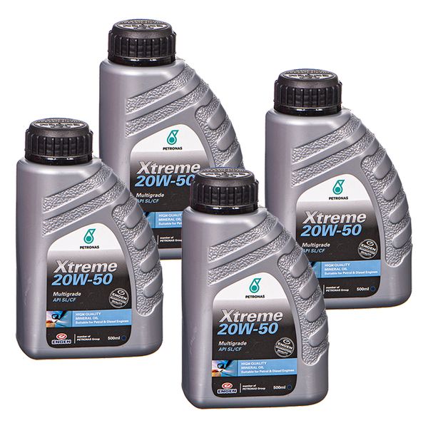 Engen Xtreme 20W-50 500Ml - 4 Pack
