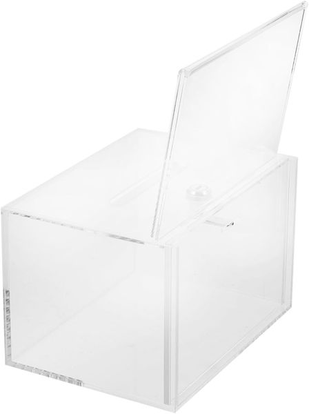 Large Capacity Acrylic Suggestion Box Office Church Ballot Box Creative