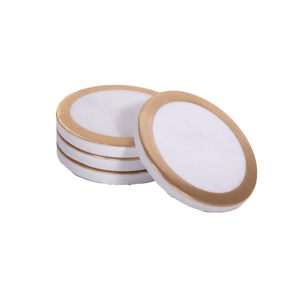 Marble Coaster Set of 4 Home Decor Ornament