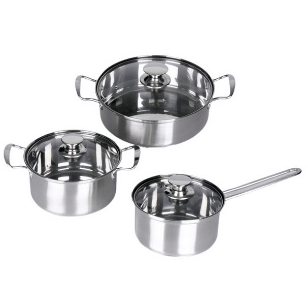 Chuanghong Stainless Steel Pot- 3 Sets