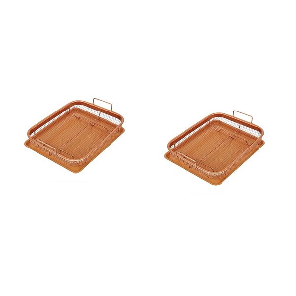 GB Non- Sticker Copper Crisper Tray- Set of 2