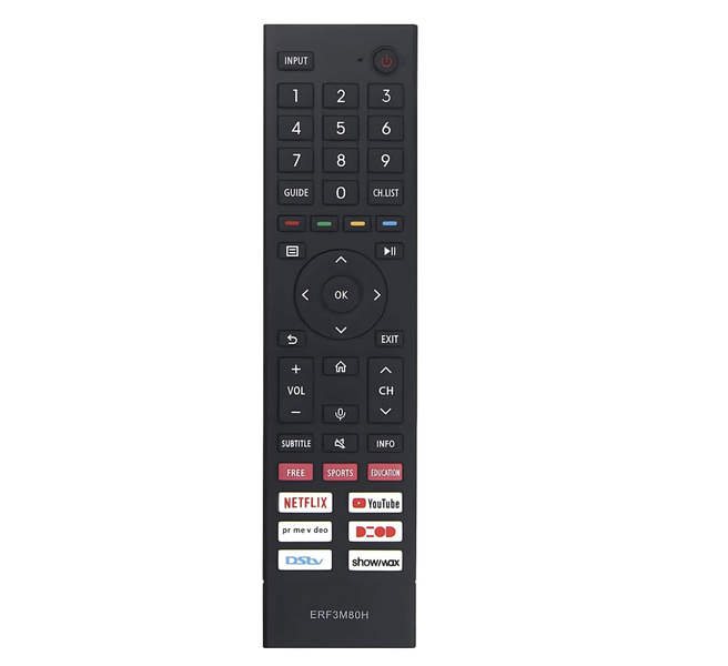 SmartHome ERF3M80H Infrared Replace Remote fit Hisense TV Compatible 85A7G