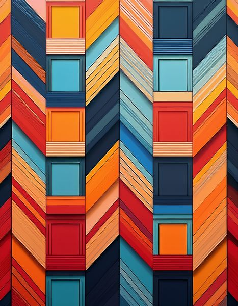 Canvas Home Decor Wall Art - Geometric patterns 61960
