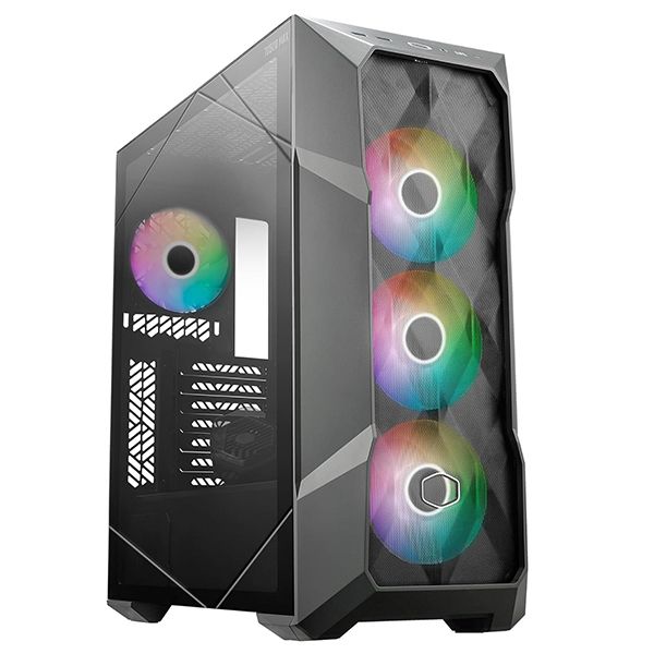 Cooler Master TD500 MAX ATX Case With GX II 850W PSU+ML360 Atmos-Gun Metal