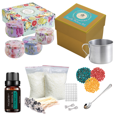 Soy Candle Making Kit Revive and Uplift, Makes Two Candles, Vegan, Video  Tutorial 