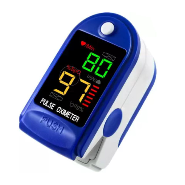 R8 - Oximeter Fingertip Pulse Oxygen Sensor With Multi-coloured LED Screen