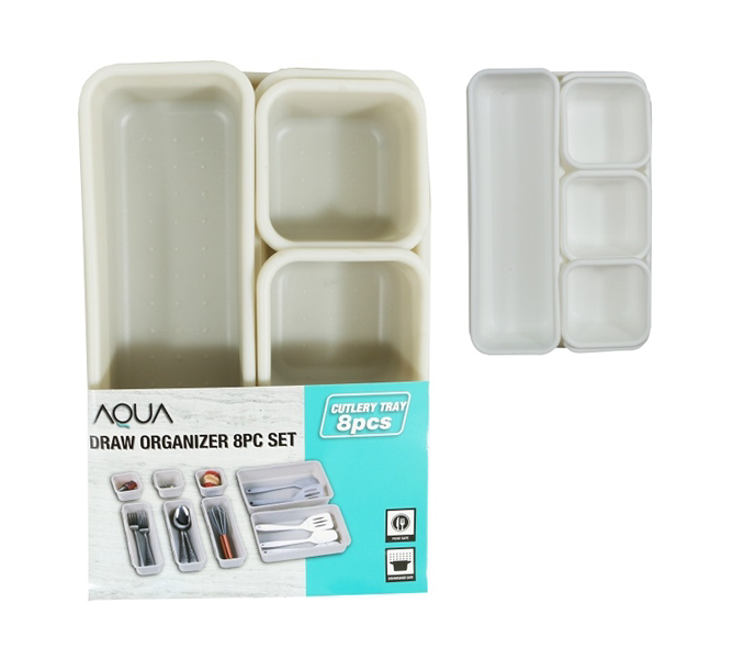 Draw Organiser/Cutlery Tray 8 Piece Buy Online in South Africa