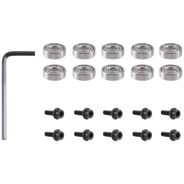 10 Pieces Router Bits Top Mounted Guide for Bit Bearing Repairing Accessory