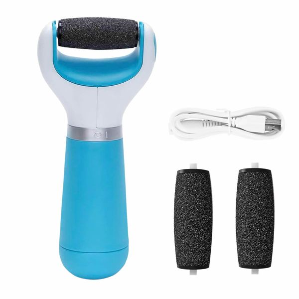 Foot Callus Remover Tool,Callus Remover for Feet with 2 Replacement Rollers
