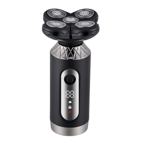 Electric Shaver, 5 Rotating Heads, Professional-Grade Dama Material