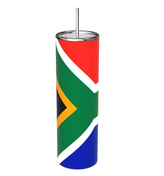 SA Flag 0.6 L Double Wall Travel Tumbler