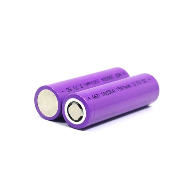 AED 18650 3.7V 1500mah Li-ion Rechargeable Basic Battery Cell
