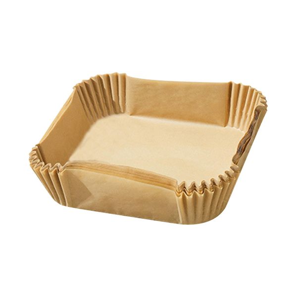 Disposable Parchment Paper Air Fryer Liners - 50-Piece