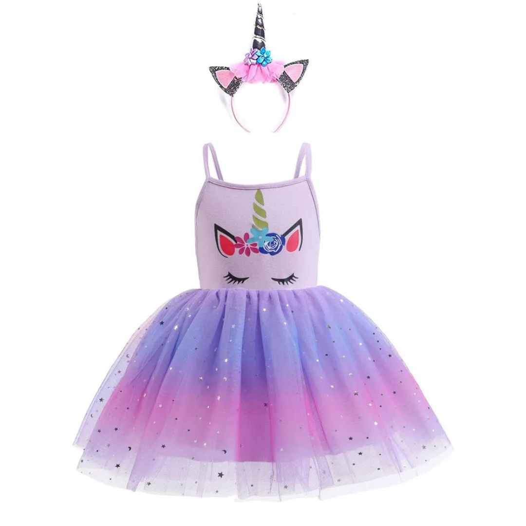 Purple Unicorn Dress and Headband | Shop Today. Get it Tomorrow ...