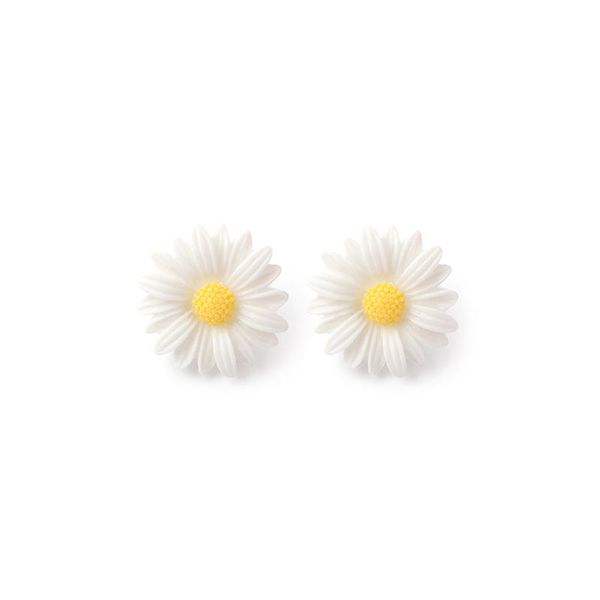 Earrings Daisy Cute Small Fresh Handmade Flower