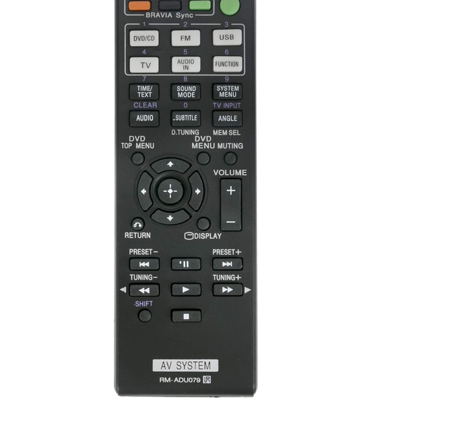 Donic Replacement TV Remote for SONY RM-ADU079 DAV-DZ330 DAV-DZ710